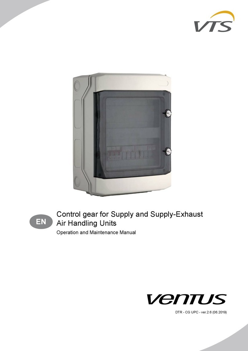 VTS Medical Systems ventus VS 10-75 CG UPC Operation and maintenance manual