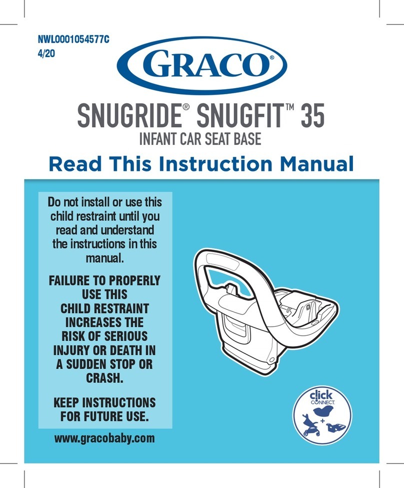 Graco SNUGRIDE SNUGFIT 35 User manual Graco SNUGRIDE SNUGFIT 35 User manual