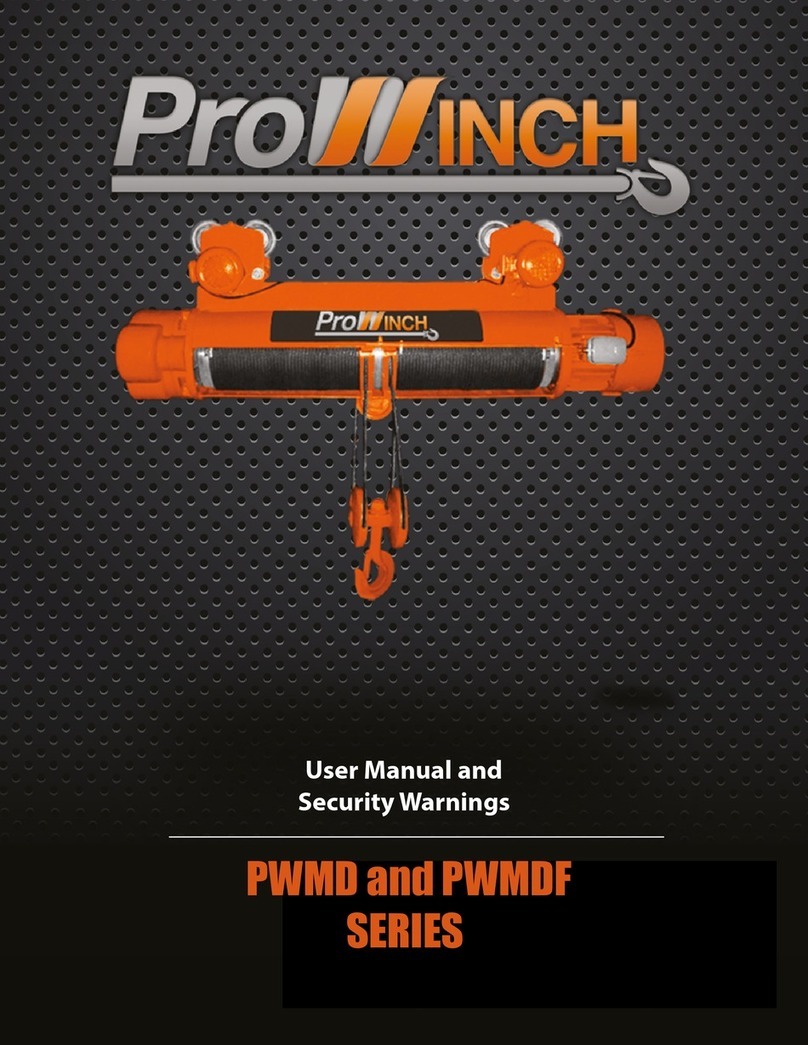 Prowinch PWMD Series User Manual and Security Warnings Prowinch PWMD Series User Manual and Security Warnings