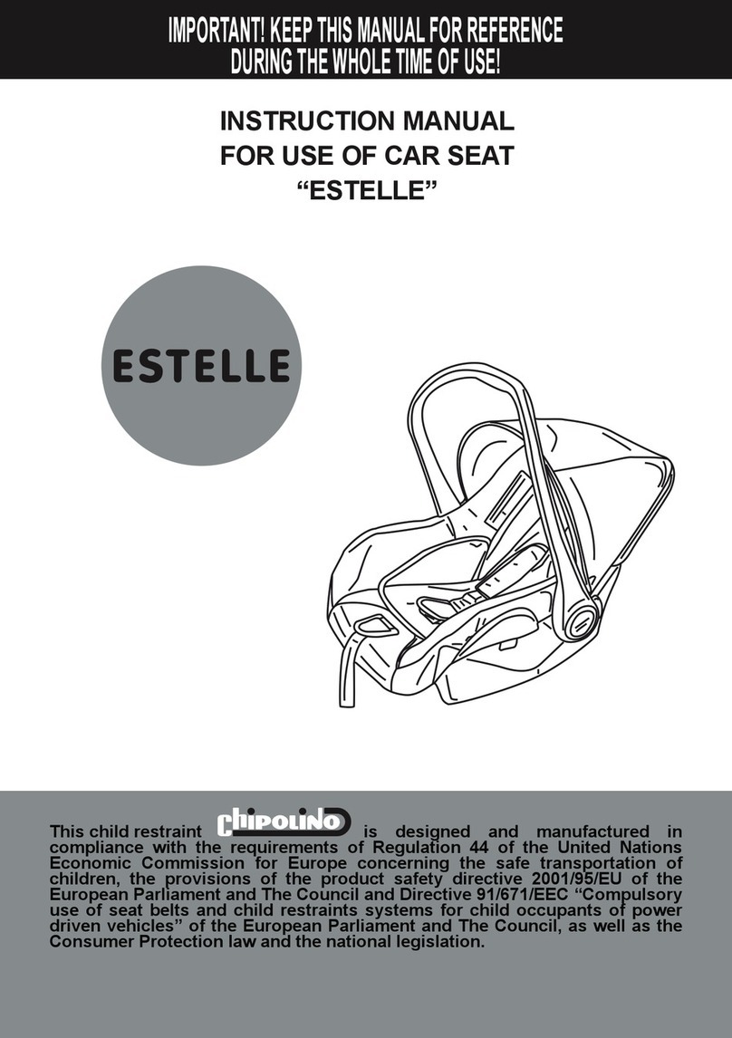 Chipolino ESTELLE Instruction manual for use