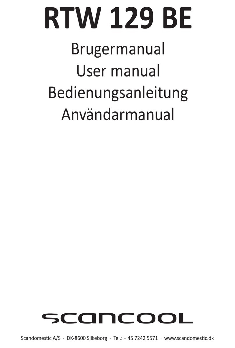 Scan Cool RTW 129 BE User manual