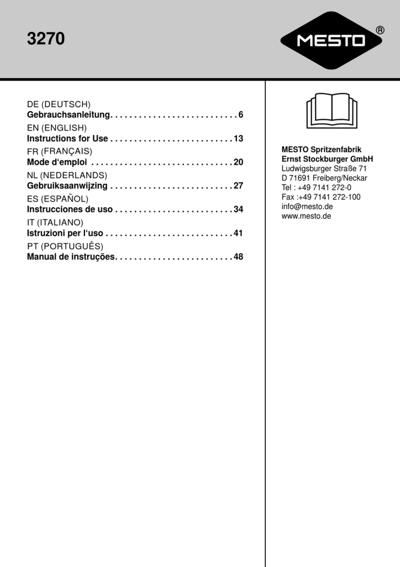 Mesto 3270 Series User manual