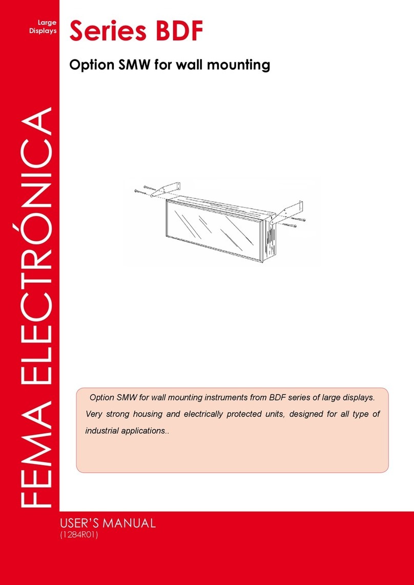Fema Electronica BDF Series User manual