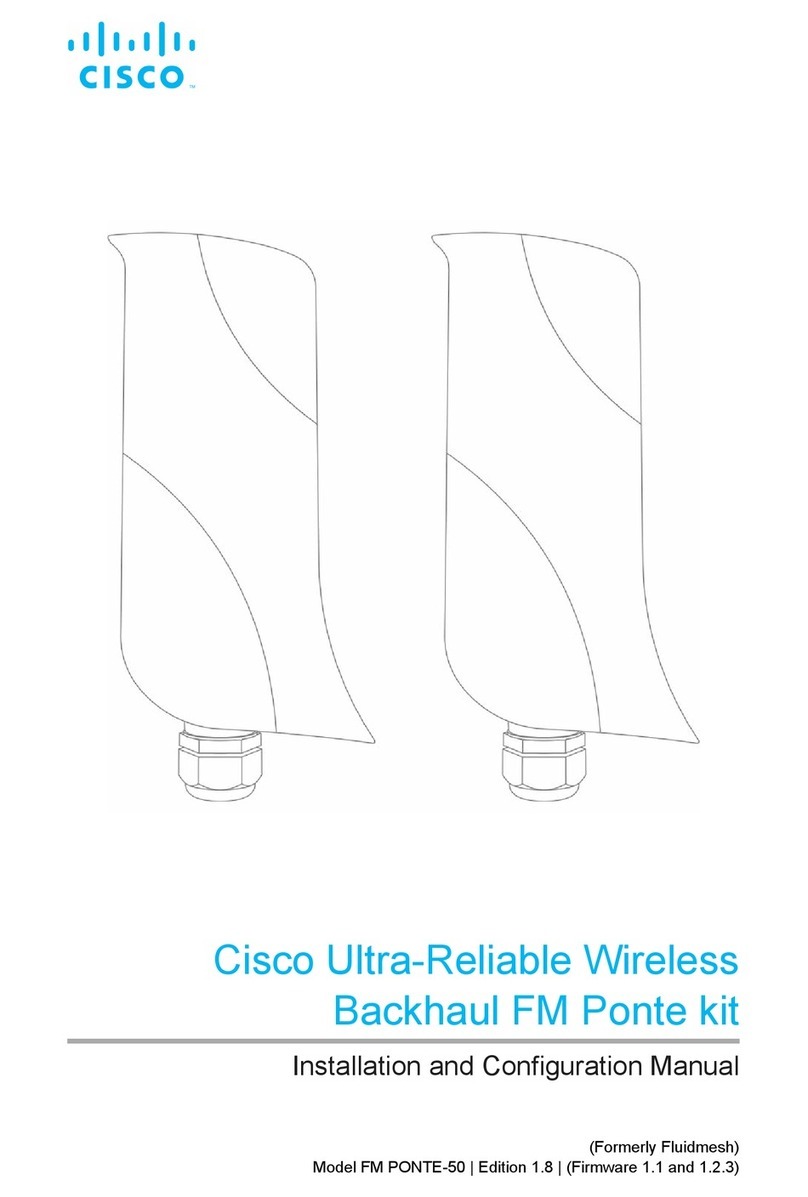 Cisco FM PONTE-50 Manual