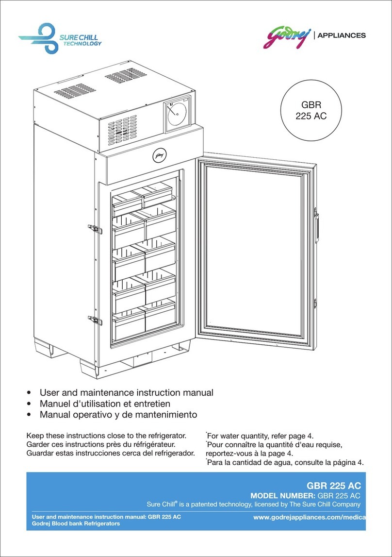 Godrej Appliances GBR 225 AC User and maintenance instructions Godrej Appliances GBR 225 AC User and maintenance instructions