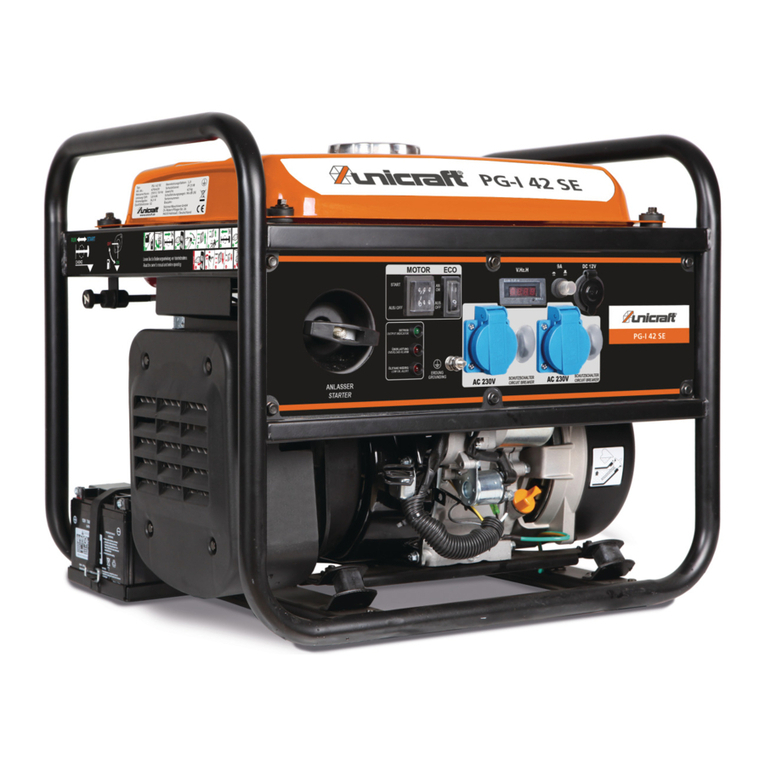 unicraft PG-I SE Series operating instructions