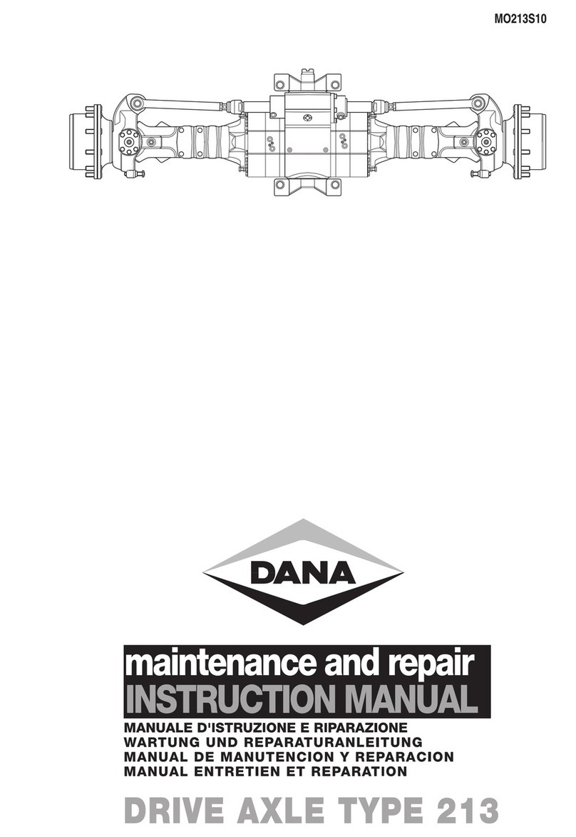 DANA MO213S10 Maintenance and repair instruction manual