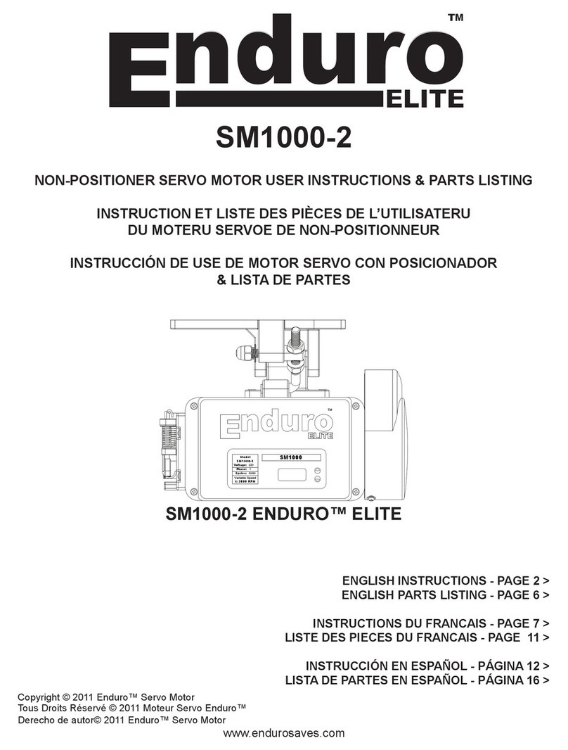 Enduro ELITE SM1000-2 User instructions