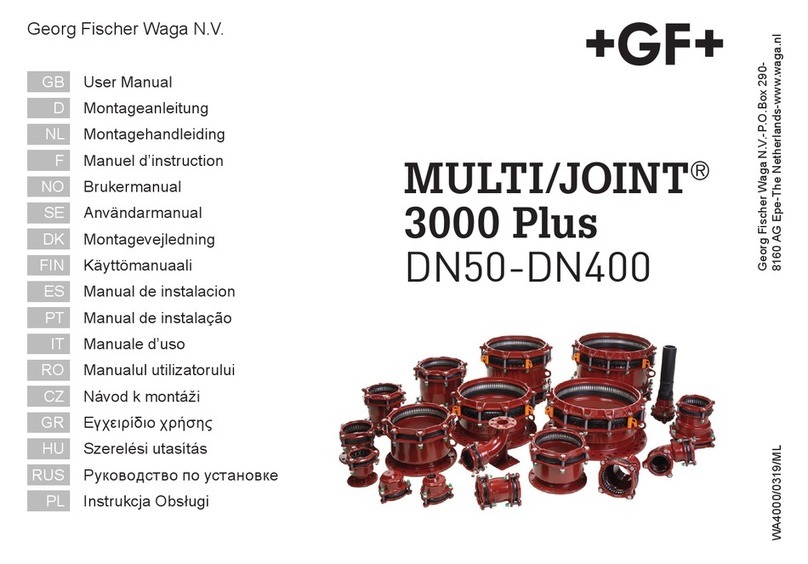 Georg Fischer MULTI/JOINT 3000 Plus user manual