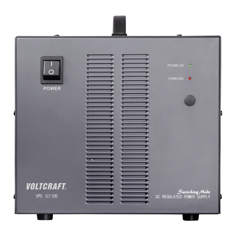 Conrad Electronic VOLTCRAFT SPS12/120 operating instructions
