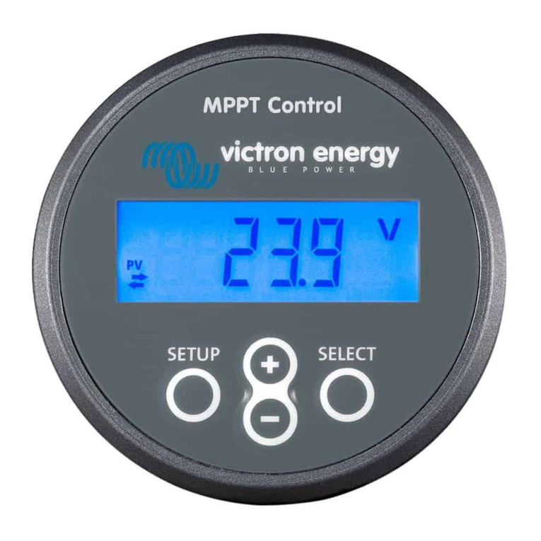 Victron energy MPPT Control User manual