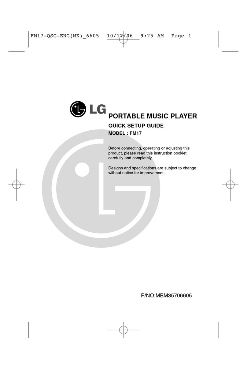 LG FM17 User manual