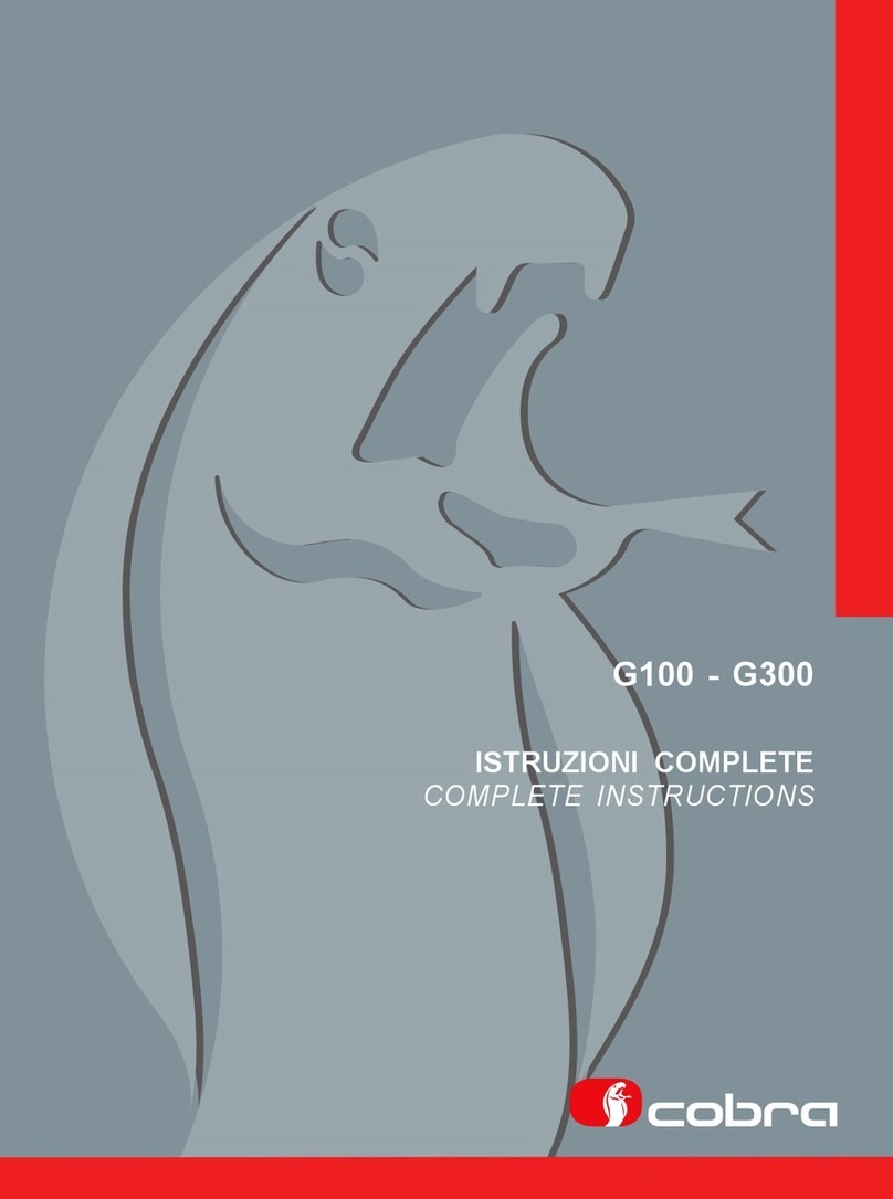 Cobra G100 User manual
