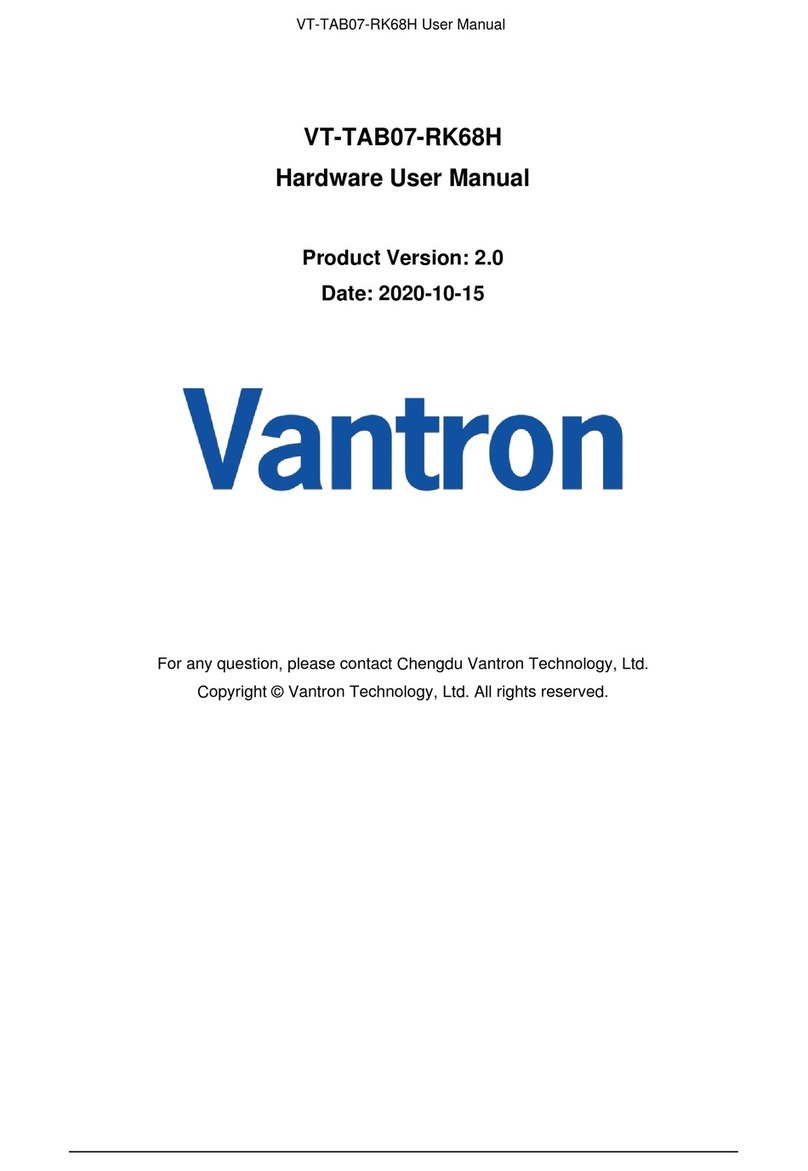 Vantron VT-TAB07-RK68H Hardware user manual