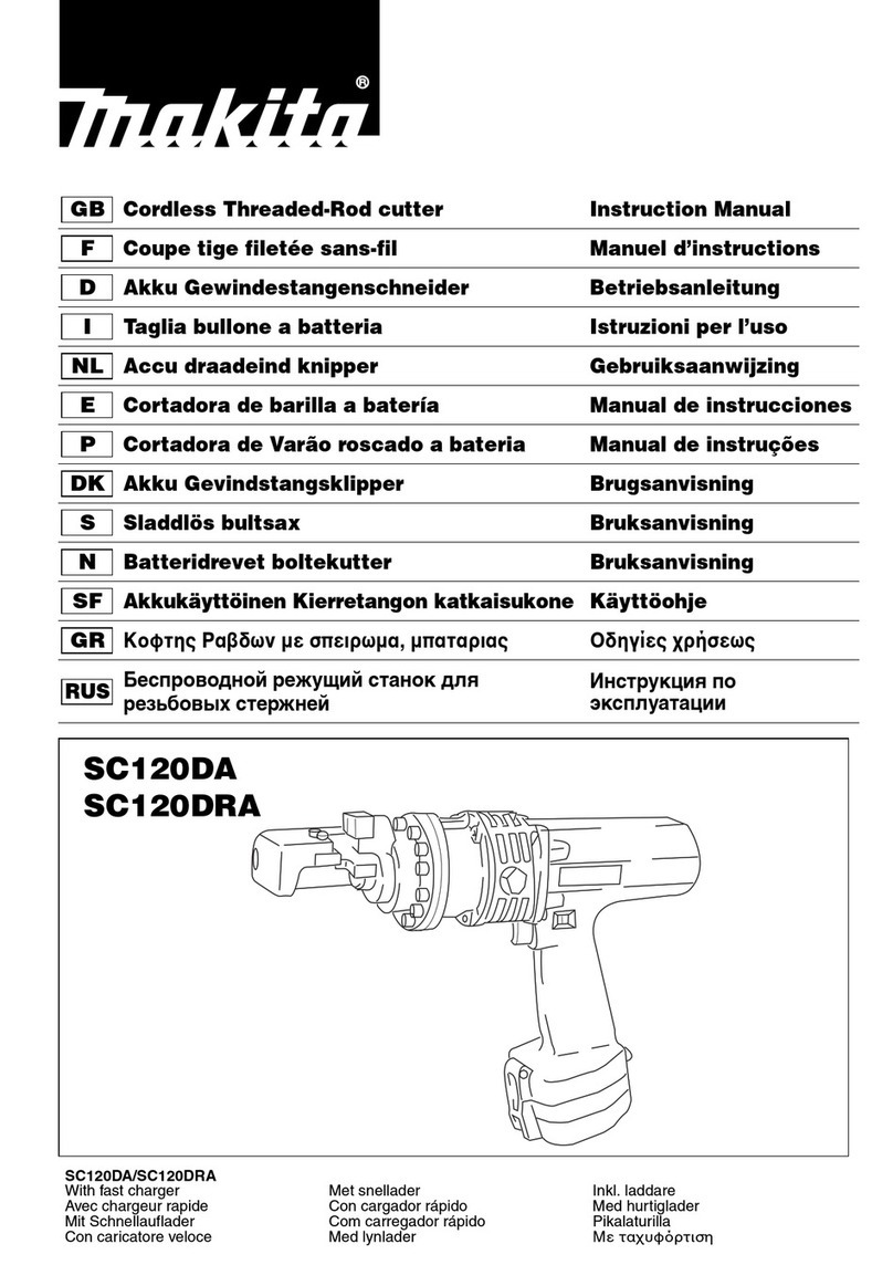 Makita SC120DA instruction manual