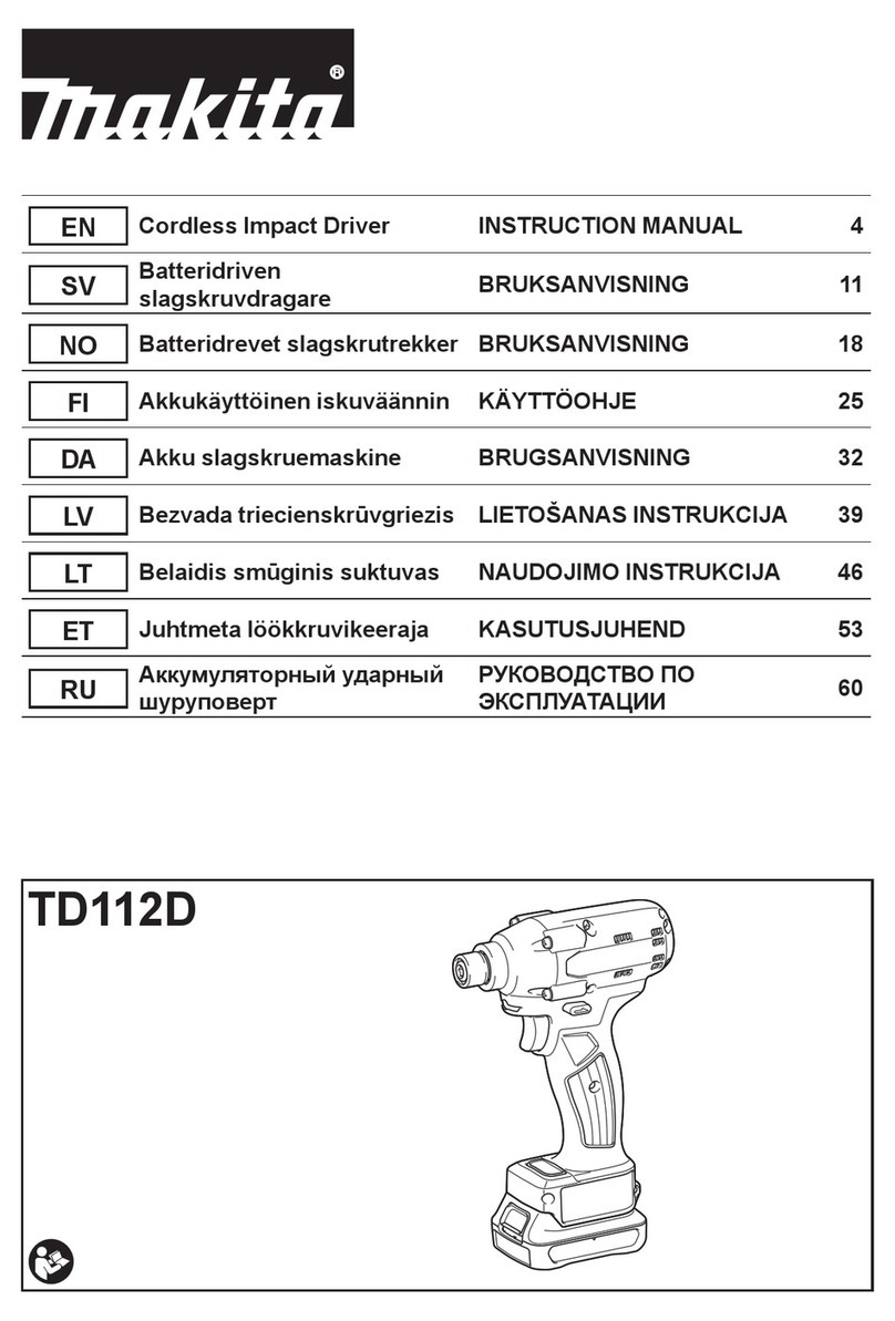 Makita TD112D User manual