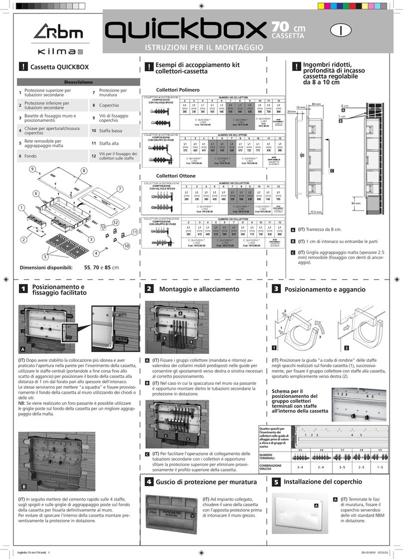 RBM QUICKBOX Assembly instruction