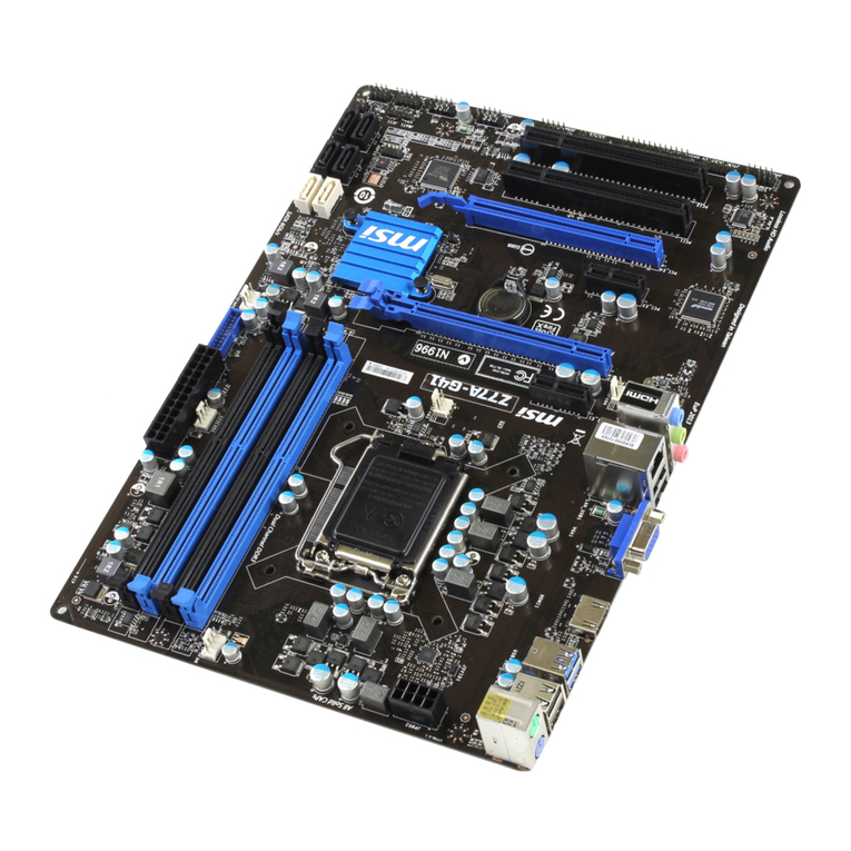 MSI Z77A-G41 Series User manual MSI Z77A-G41 Series User manual