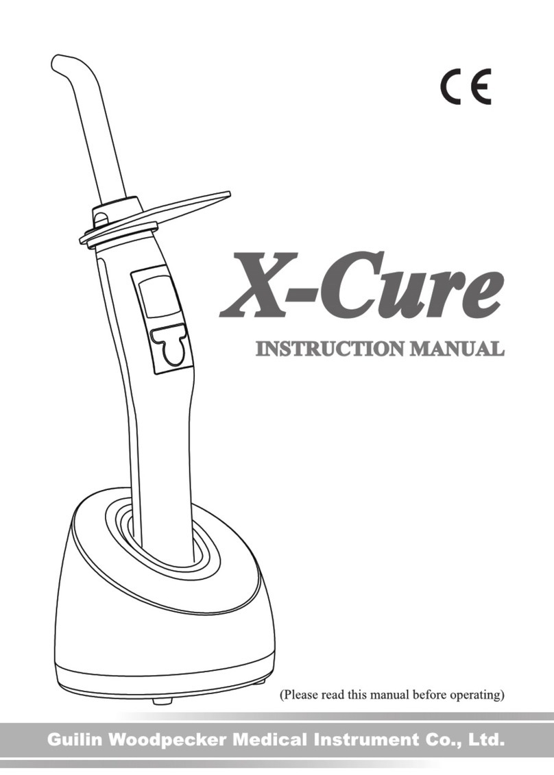 Guilin Woodpecker Medical Instrument X-Cure instruction manual