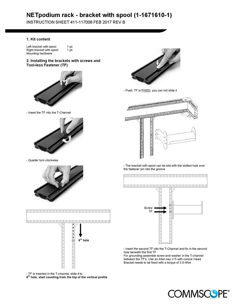 CommScope NETpodium 1-1671610-1 instruction sheet