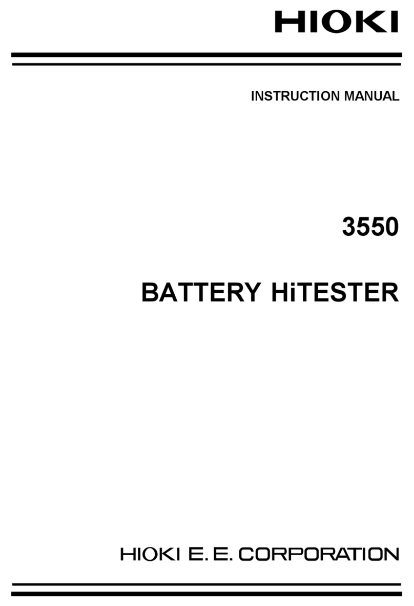 Hioki 3550 instruction manual