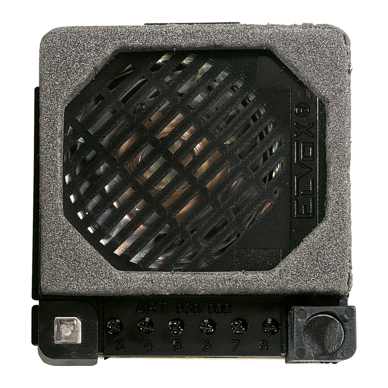 Vimar ELVOX 0930/000.04 instruction sheet