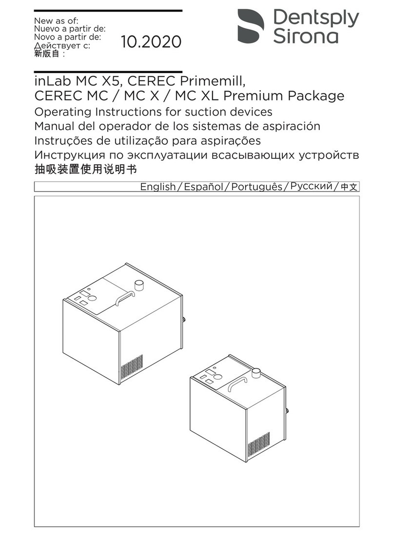 Dentsply Sirona inLab MC X5 230 V operating instructions