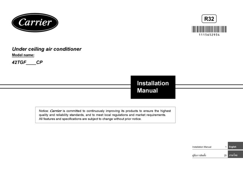 Carrier 42TGF CP Series User manual