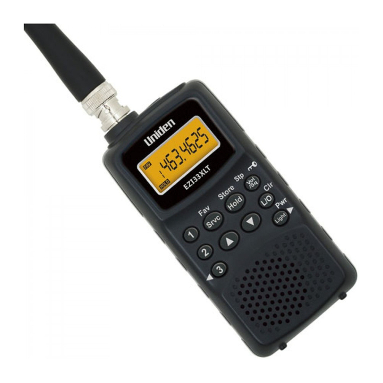 Uniden EZI33XLT+ owner's manual