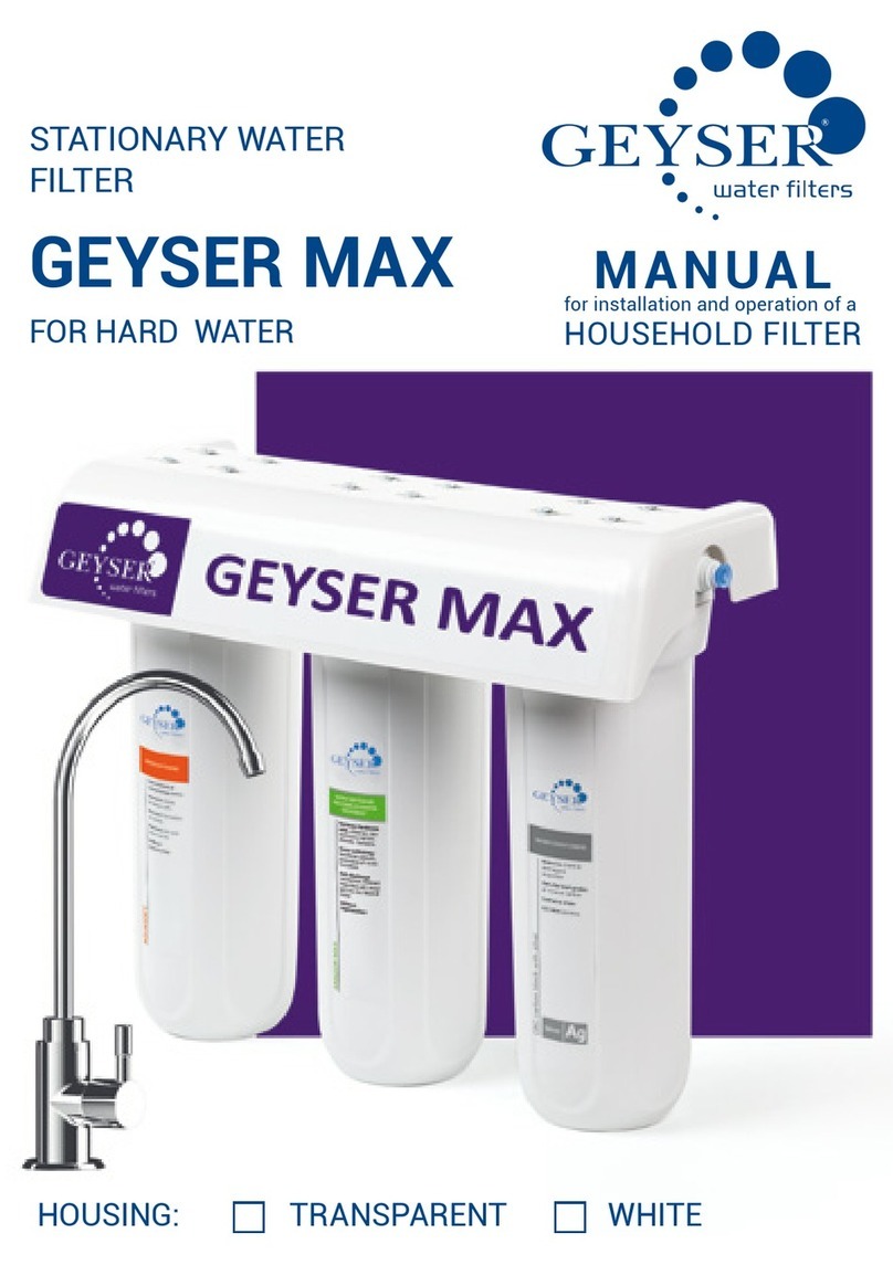 Geyser MAX Manual for installation and operation