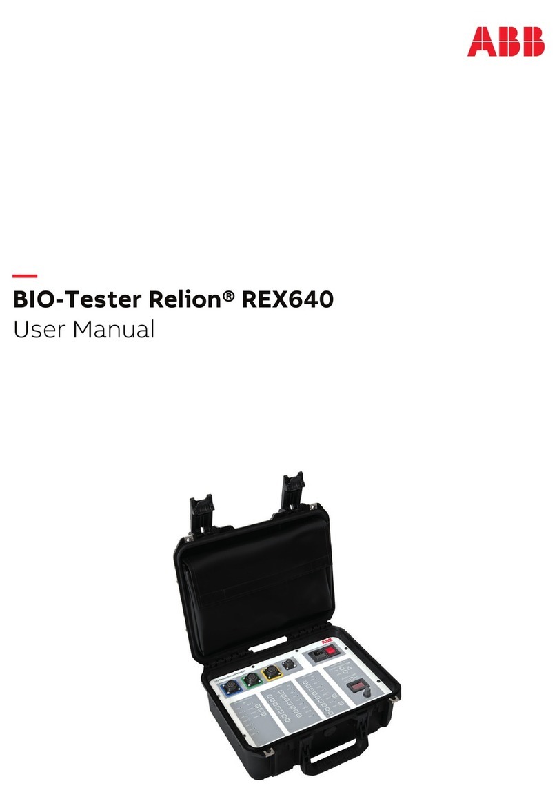 ABB RELION REX640 User manual