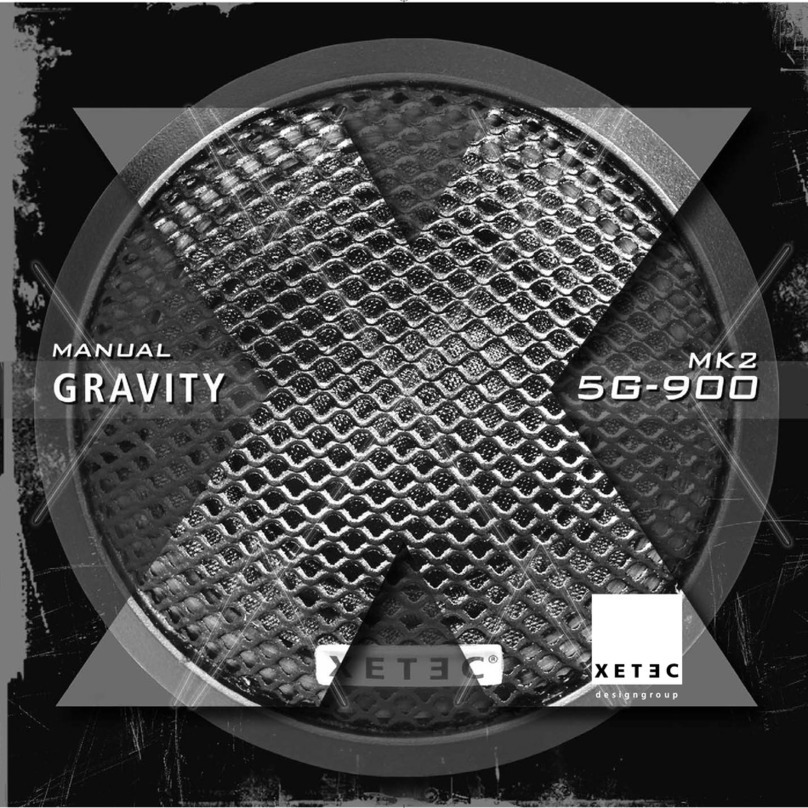 XETEC Gravity MK2 5G-900 manual