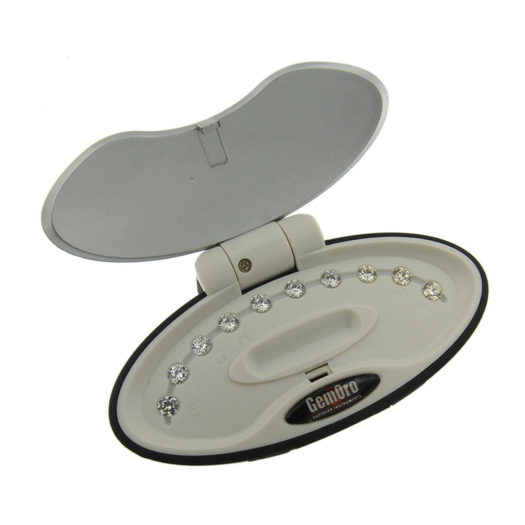 GemOro CZ Master Set Pro Instructions & warranty