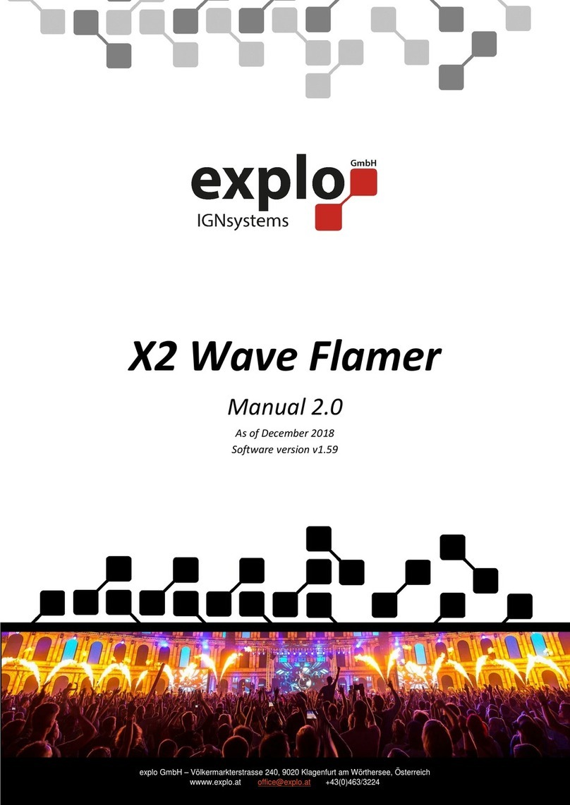 Explo X2 Wave Flamer User manual