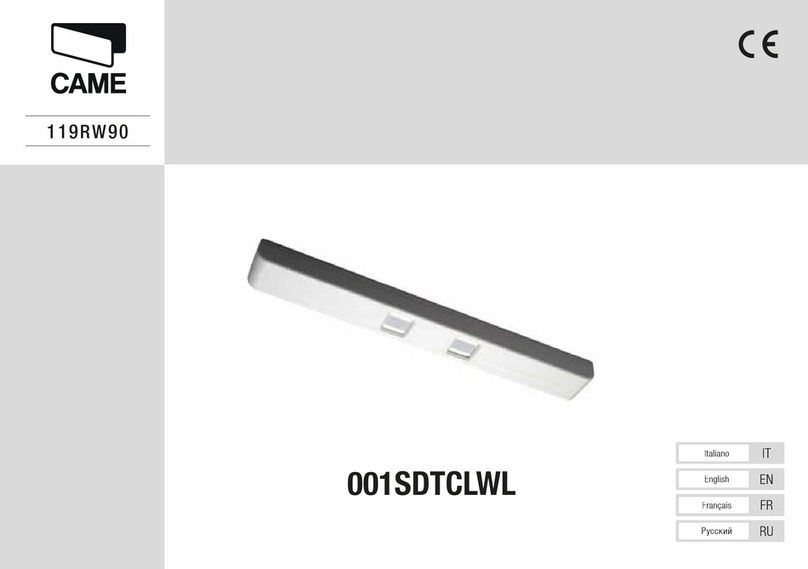 CAME 001SDTCLWL manual