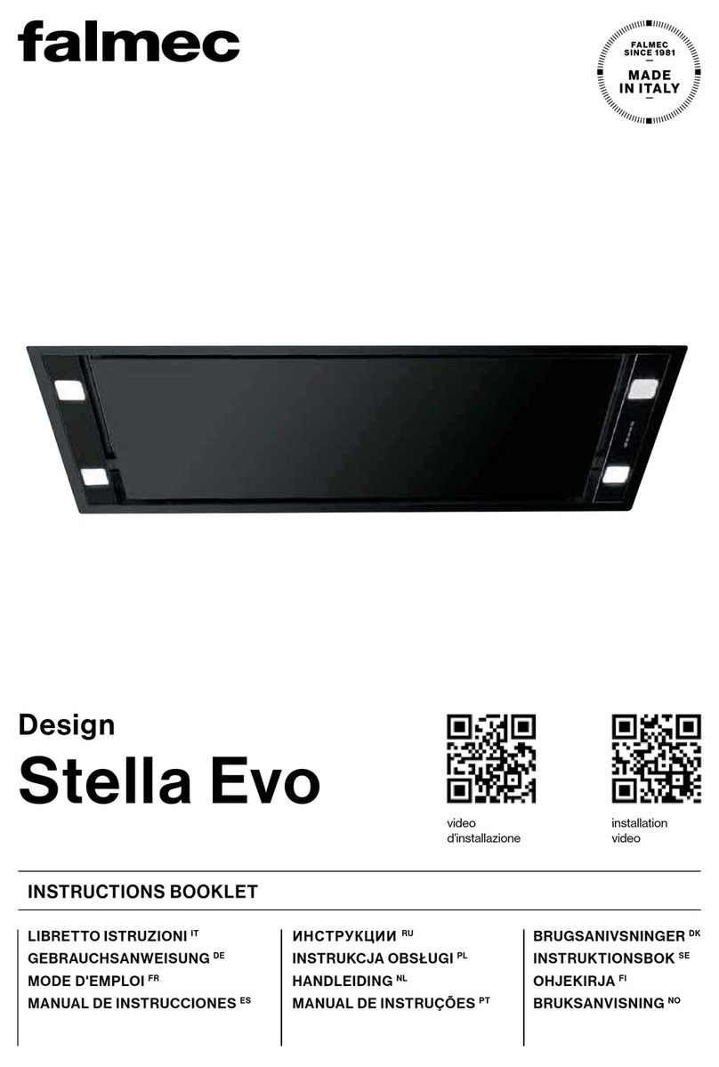 FALMEC Stella Evo Instruction booklet