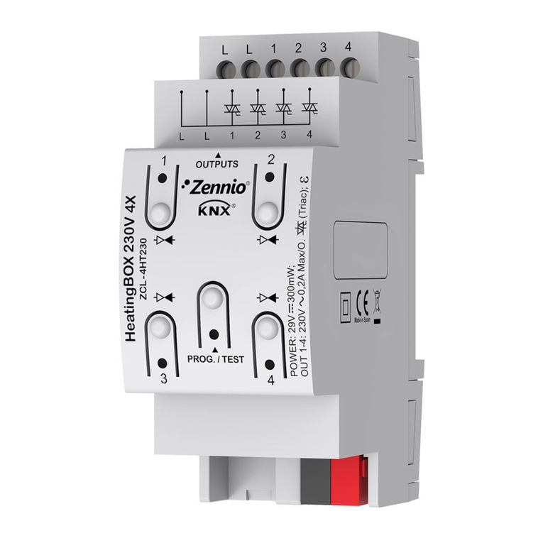 Zennio HeatingBOX 230V 4X Technical documentation