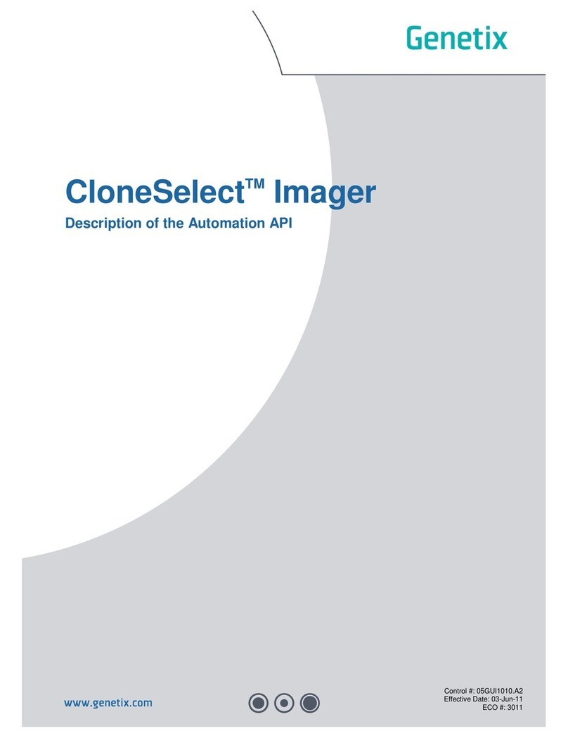 Genetix CloneSelect Imager User manual