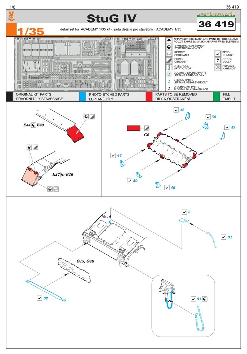 Eduard StuG IV User manual Eduard StuG IV User manual