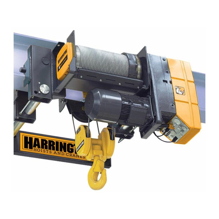 Harrington Hoists RHN02D-20A-20D Series owner's manual