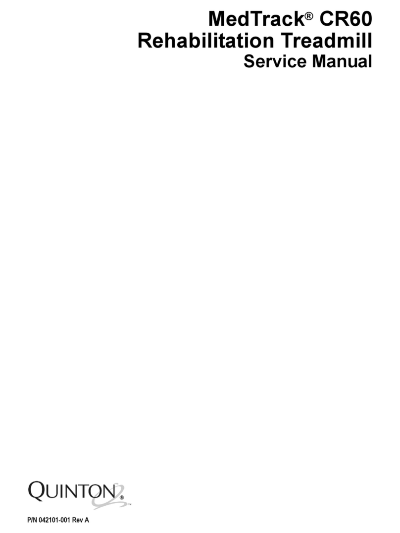 Quinton MedTrack CR60 User manual