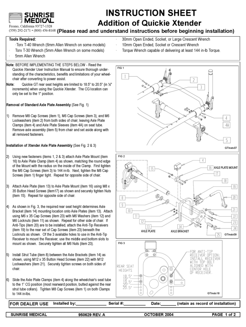 Sunrise Medical Quickie Xtender User manual