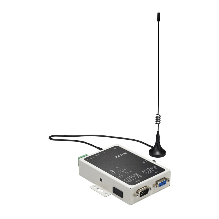 Delta DX-2100 Series User manual