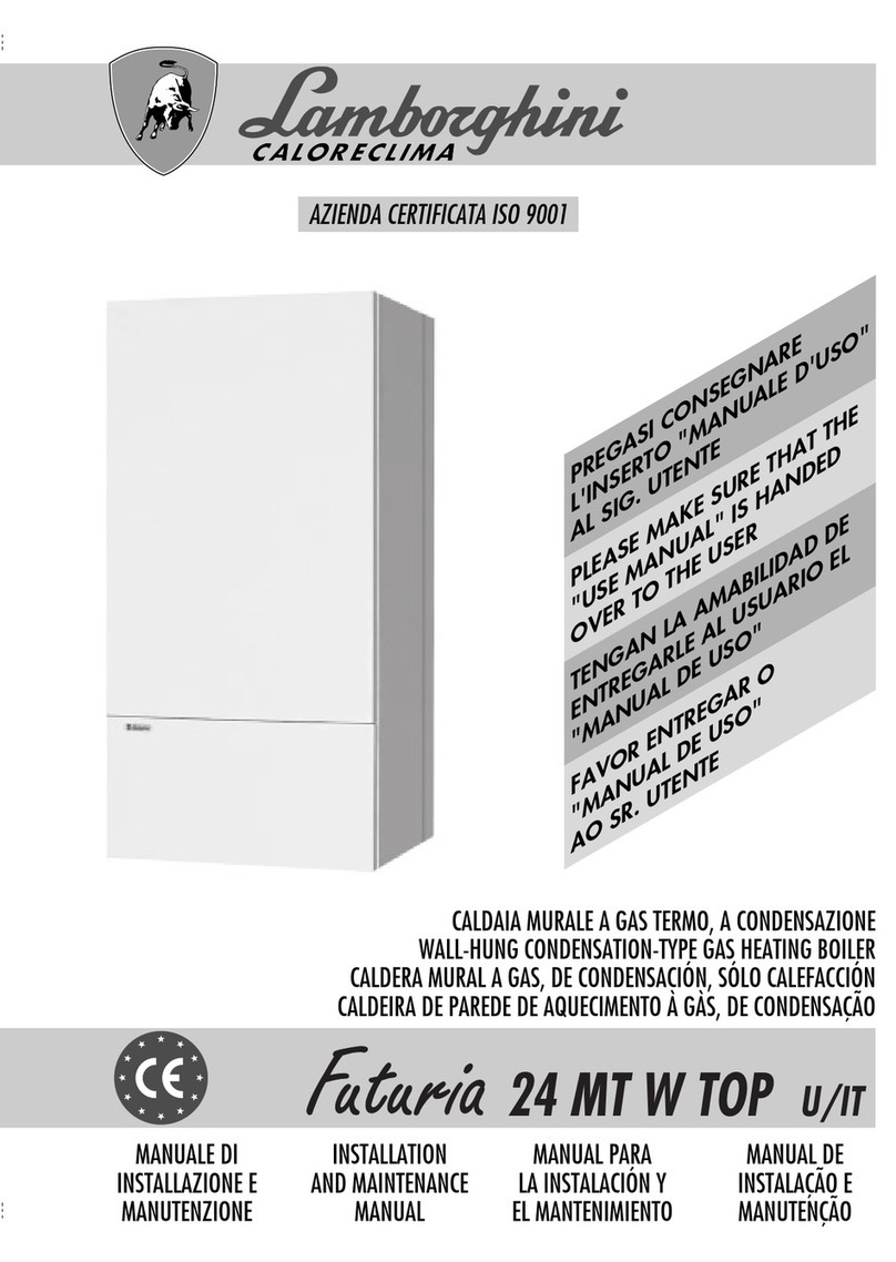 Lamborghini Caloreclima FUTURIA 24 MT W TOP Installation and maintenance manual