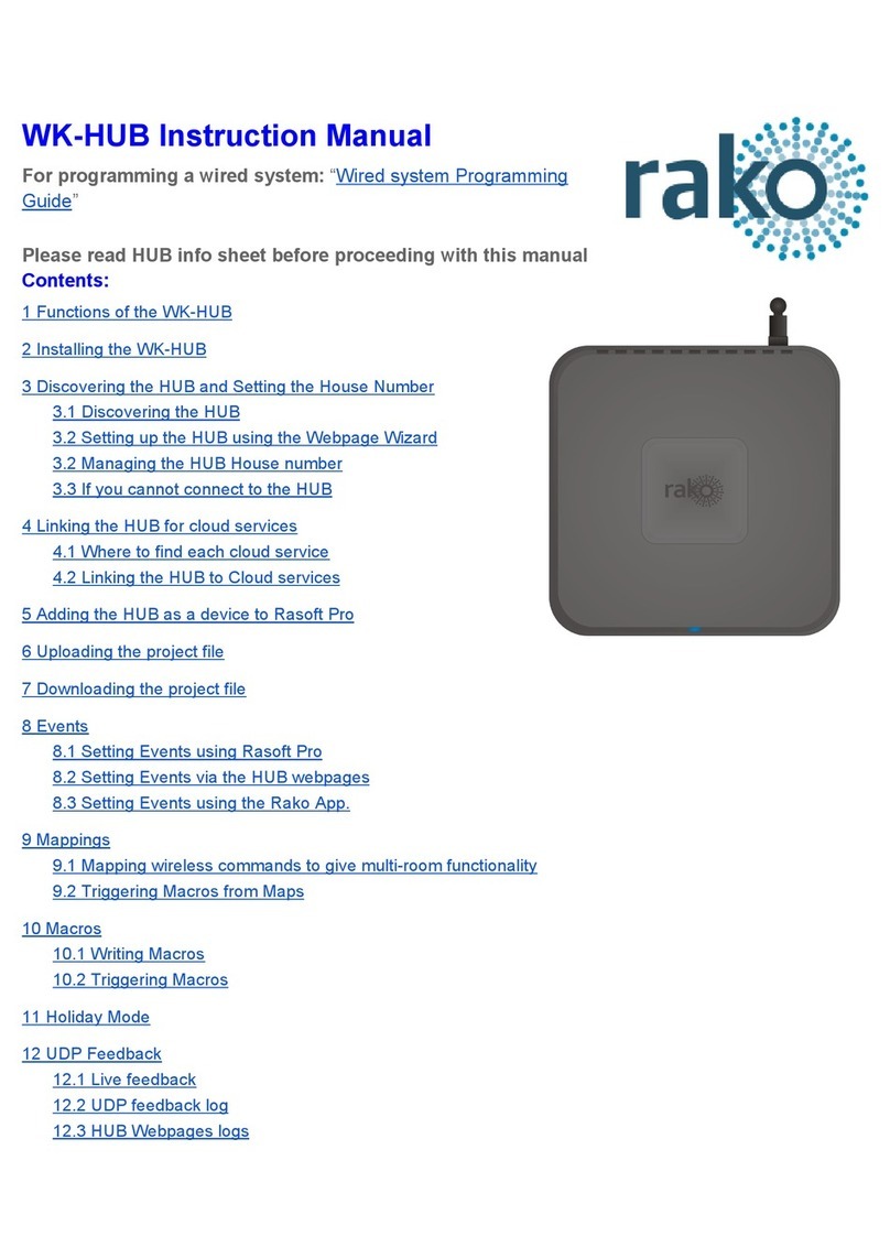 rako WK instruction manual