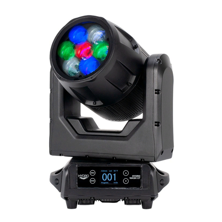 ADJ HYDRO WASH X7 User manual