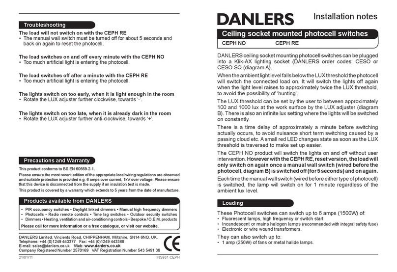 DANLERS CEPH NO Quick start guide