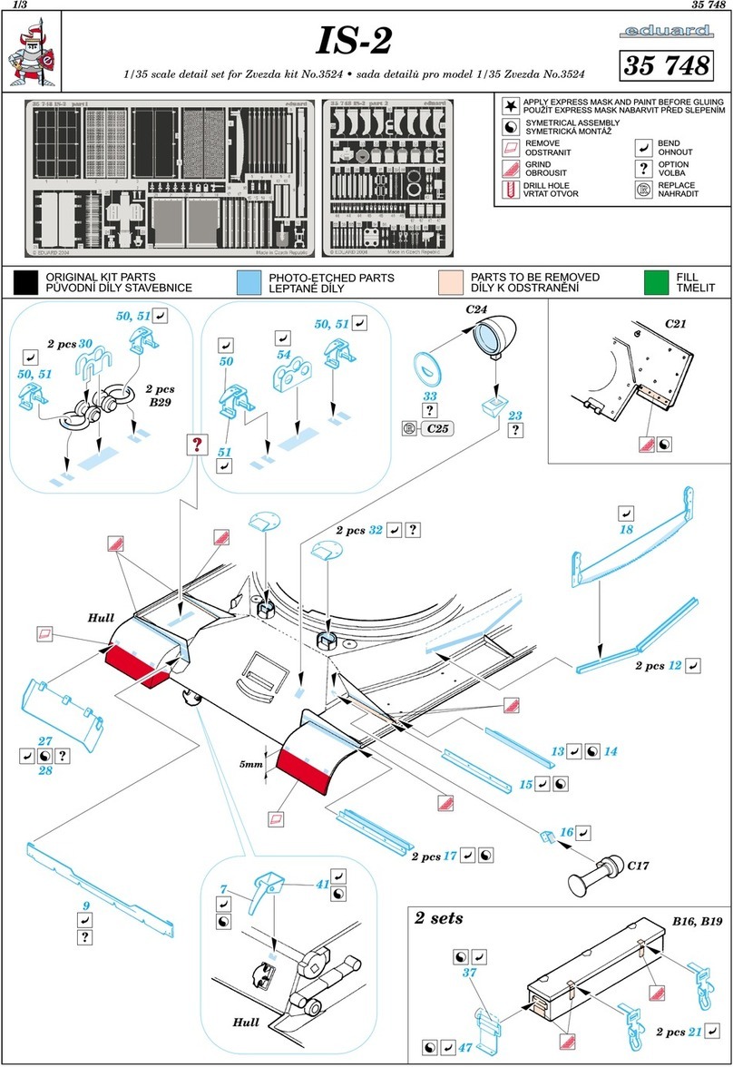 Eduard IS-2 User manual