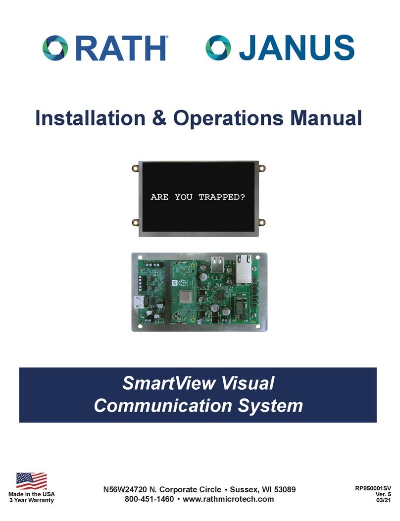 Rath SmartView Visual Installation & operation manual