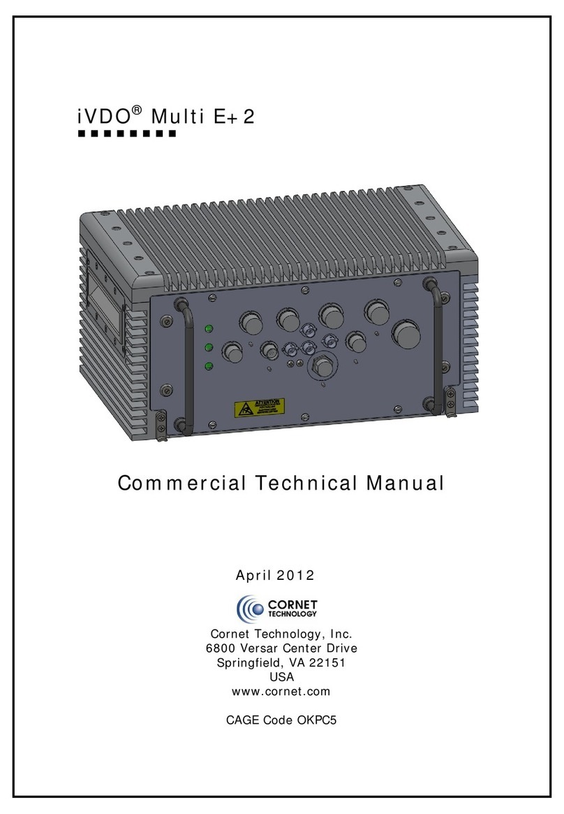 CORNET iVDO Multi E+2 Technical manual